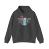 Hoodie je vous rappelle que le préservatif gris foncé