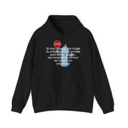 Hoodie je vous rappelle que le préservatif noir
