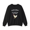 sweat jeu de la poule noir