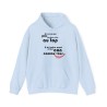 Hoodie je ne peux pas toujours être au top bleu ciel