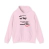 Hoodie je ne peux pas toujours être au top rose