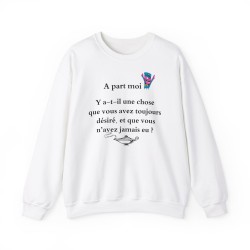 Sweat A part moi ... Y a-t-il une chose blanc