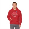 homme avec Hoodie A part moi ... Y a-t-il une chose rouge