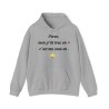 Hoodie Perso, mon p'tit truc en plus gris
