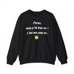 Sweat Perso, mon p'tit truc en plus noir