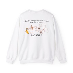 Sweat mon dos n'est pas une boite vocale blanc