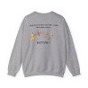 Sweat mon dos n'est pas une boite vocale gris
