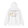 Hoodie mon dos n'est pas une boite vocale blanc