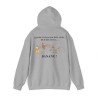 Hoodie mon dos n'est pas une boite vocale gris