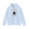 Hoodie mon temps de gentillesse à expiré bleu ciel