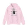 Hoodie mon temps de gentillesse à expiré rose