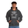 homme avec Hoodie mon temps de gentillesse à expiré gris foncé