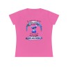 Tshirt rose Je suis née ... Stitch