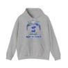 Hoodie Gris clair Je suis née pour faire chier avec Stitich