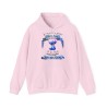Hoodie rose Je suis née pour faire chier avec Stitich