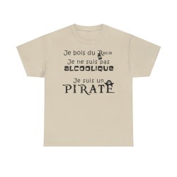 Tshirt sable je bois du rhum