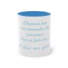 Mug l'humour noir couleur bleu clair