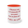 Mug l'humour noir couleur rouge