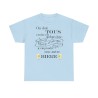 Tshirt on doit tous croire bleu ciel
