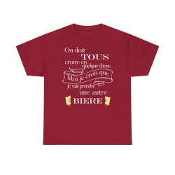 Tshirt on doit tous croirecardinal
