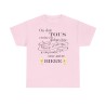 Tshirt on doit tous croire rose
