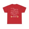 Tshirt on doit tous croire rouge