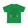 Tshirt on doit tous croire vert irlandais