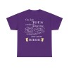 Tshirt on doit tous croire violet