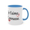 Mug je t'aime, Connasse. bleu clair