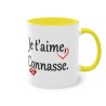 Mug je t'aime, Connasse. jaune