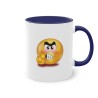 Mug râler c'est mon super pouvoir bleu fonce