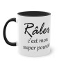 Mug râler c'est mon super pouvoir noir