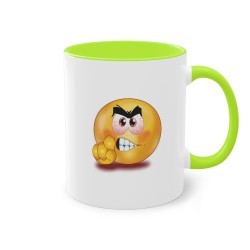 Mug râler c'est mon super pouvoir vert clair