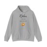 Hoodie Râler c'est mon super pouvoir gris clair