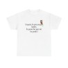 T-shirt respectez les gens avec des lunettes blanc