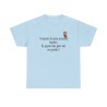 T-shirt respectez les gens avec des lunettes bleu ciel