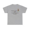 T-shirt respectez les gens avec des lunettes gris