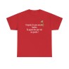 T-shirt respectez les gens avec des lunettes rouge