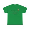 T-shirt respectez les gens avec des lunettes vert irlandais