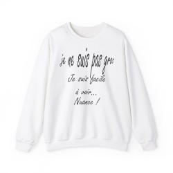 Sweat je ne suis pas gros blanc