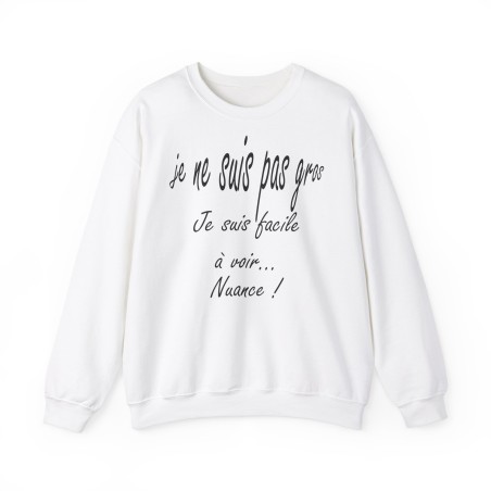 Sweat je ne suis pas gros blanc