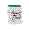 Mug Joyeux anniversaire Trouduc vert foncé