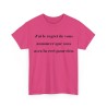T-shirt j'ai le regret de vous annoncer fuchsia