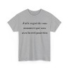 T-shirt j'ai le regret de vous annoncer gris