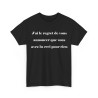 T-shirt j'ai le regret de vous annoncer noir