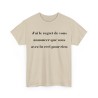 T-shirt j'ai le regret de vous annoncer sable