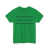 T-shirt j'ai le regret de vous annoncer vert