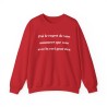 sweat j'ai le regret de vous annoncer rouge