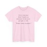T-shirt je ne veux pas finir rose