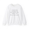 Sweat je ne veux pas finir blanc